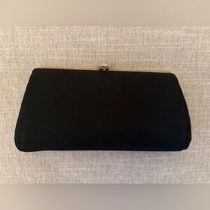 Vintage Elegant Black Clutch